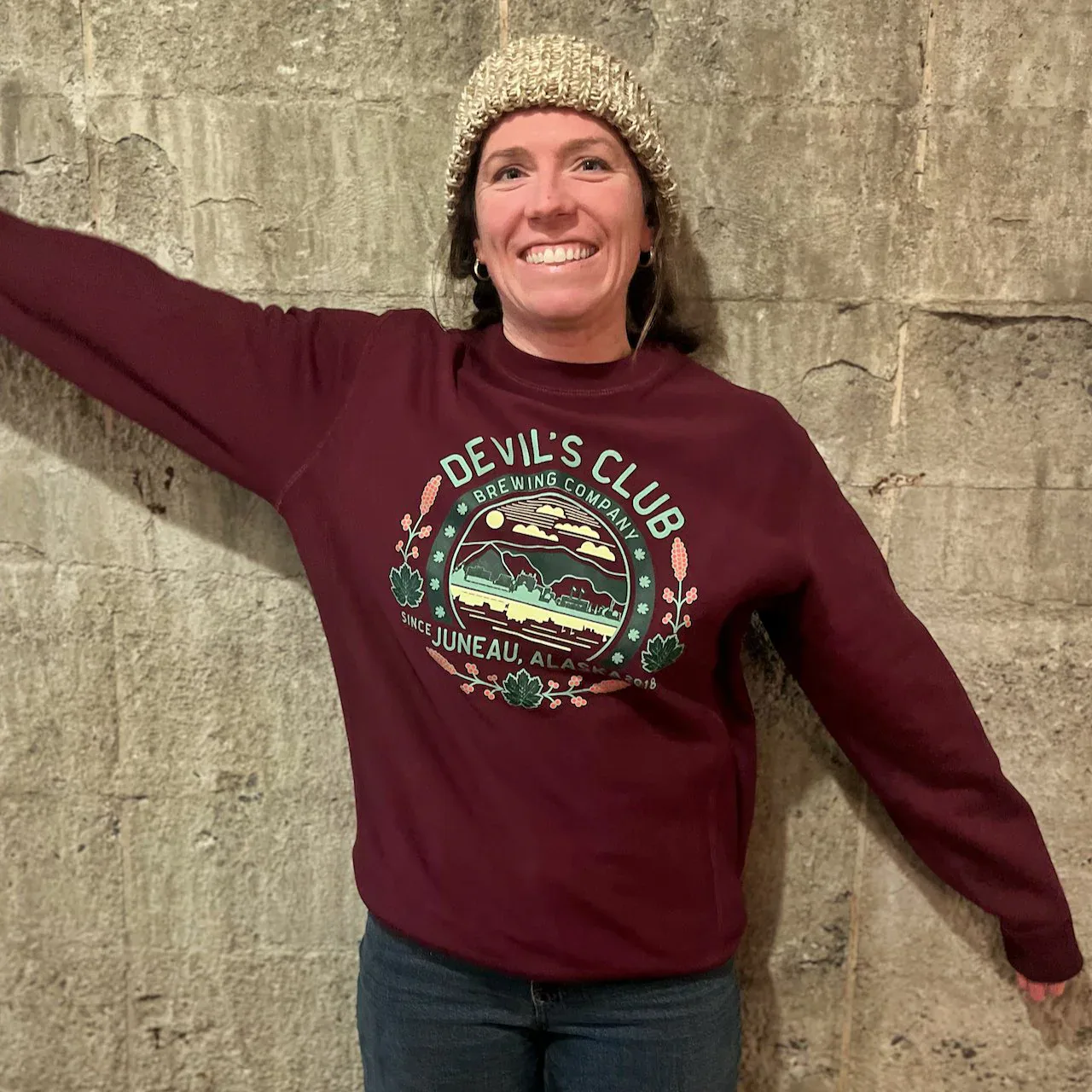 Maroon Crewneck