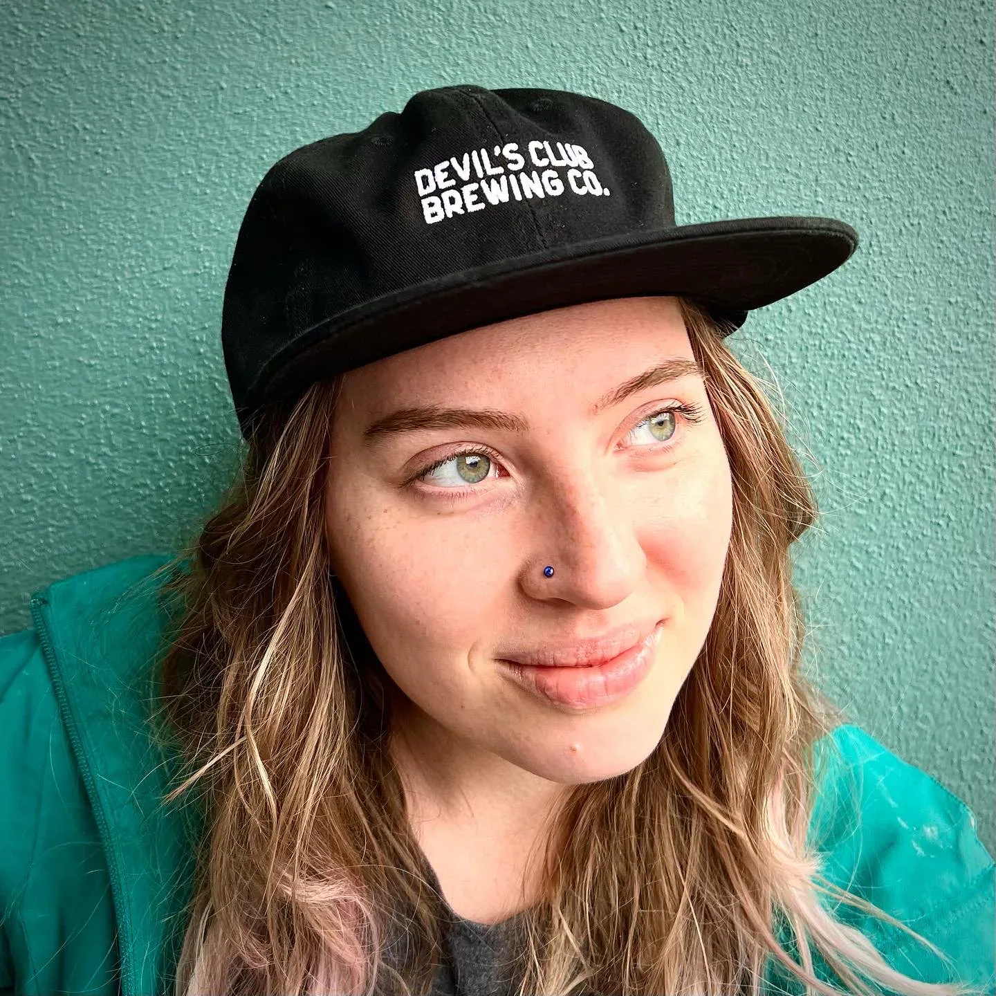 Black Embroidered Cap